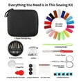 thumbnail image 2 of Sewing Kit Basic,Marcoon Needle and Thread Kit with Sewing Supplies and Accessories for Adults,Kids,Beginner,Home,Travel,Emergency Including Scissors,Measure Tape,Needle Threader and More, 2 of 7