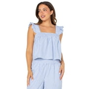 Celebrity Pink Juniors Flutter Strap Top and Palazzo Pants Set, 2-Piece