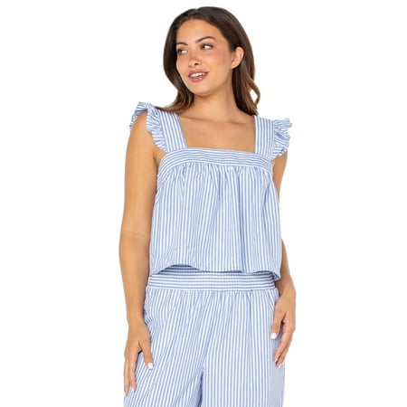 Celebrity Pink Juniors Flutter Strap Top and Palazzo Pants Set, 2-Piece