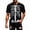 Black, variant on Skeleton Rib Cage Men's Skeleton T-Shirt Halloween Novelty Art Tees Khaki XL