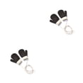 thumbnail image 1 of Qarigey 1 par de manoplas para niños pequeños, manoplas cómodas para exteriores, cubiertas para los dedos colgantes para niños, accesorio de ropa 2piezas Marrón+Café Qarigey CBP392660, 1 of 5
