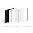 thumbnail image 2 of Aluminum Metal and Glass Single Picture Frame 11x17, 2 of 7