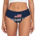 thumbnail image 1 of Balery Happy Veterans Day Ropa Interior de Algodón para Mujer con Dibujo – Braguitas Cómodas y Elásticas, Estilo Clásico-X-Large, 1 of 6