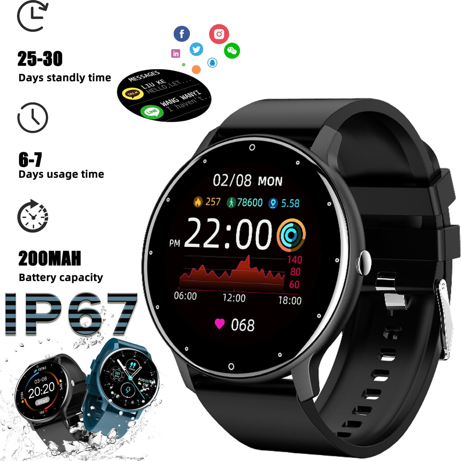 SAMSUNG Galaxy Watch - Bluetooth Smart Watch (42 mm) - Rose Gold 