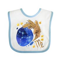 Inktastic Virgo Constellation Zodiac Sign Illustration Boys or Girls Baby Bib