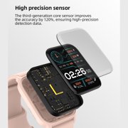 SOUYIE 2026 Women Men Smart Watches , 1.8 Touch Screen Smartwatch for Android Iphone, Fitness Trackers with Bluetooth Call/text,100+ Sports Modes,IP68 Waterproof,Pink