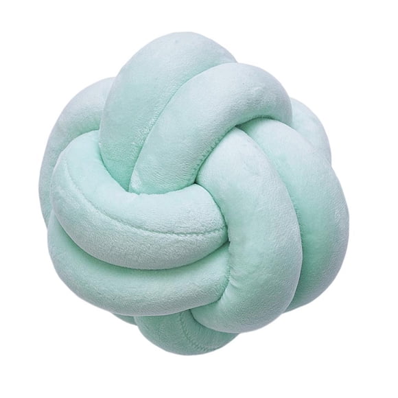 Nordic Style Knot Pillow Pillow 7.08inch Comfortable for Living Room Green Green 2-18cm