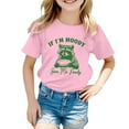 thumbnail image 4 of Vêtements pour Filles Chemise à Manches Courtes Imprimée pour Filles Col Rond Vêtements d'Été pour Adolescentes Tenues pour Filles 5-6 Ans Mode Filles, 4 of 4
