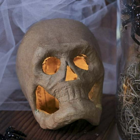 Factory Direct Craft Paper Mache Skulls (3 Pack)