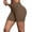 Coffee, variant on High Waist Leggings for Women Shorts Workout Biker Yoga Tight Shorts with Pockets Stretch Gym Clothes (XL, Green 01)