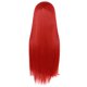 thumbnail image 5 of Peluca ANOGOL roja de 80 cm de largo, recta, para mujer, Halloween, 5 of 7