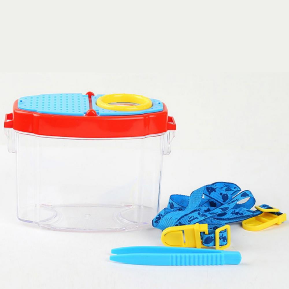 Bright Color Lid Air Holes Bug Insects Viewer Magnifier Kids Science Toy 