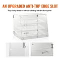thumbnail image 5 of KFFKFF 3-Tier Acrylic Bakery Display Case Countertop Donut Pastry Case Rear Door, 5 of 9