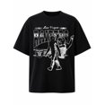 thumbnail image 1 of Playera Deportiva Oversize NFL para Hombre Cuello Redondo y Manga Corta Raiders Negro Talla CH, 1 of 4