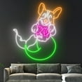 thumbnail image 4 of Handmadetneonsign Corgi Mermaid Neon Sign, Mermaid Corgi Neon Light, Corgi Dog Mermaid Led Light, 4 of 5