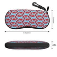 thumbnail image 2 of Honeii Cartoon Crabs Print Neoprene Glasses Case,Spacious for Sunglasses and Eyeglasses,Zipper Eyeglass Case With Belt Clip, 2 of 6