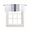 MidnightBlue White, variant on Light Grey Striped Kitchen Valances for Windows Farmhouse Linen Window Valance Curtain for Living Room Window Treatment White Simple Neutral Modern Valance Rod Pocket Topper Drape, 54 x 18 Inch