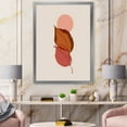 thumbnail image 3 of Designart 'A Red Full Moon Over Two Autumn Leaves' Modern Framed Art Print, 3 of 4