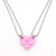thumbnail image 1 of Collares con colgante de ladrillo de rompecabezas de Lego de 2 piezas, collar combinado con forma de corazón de amor para mujeres, hombres, parejas, amantes, mejores amigos, re, 1 of 4