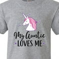 thumbnail image 4 of Inktastic My Auntie Loves Me Unicorn Youth T-Shirt, 4 of 5