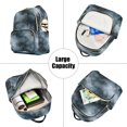 thumbnail image 5 of FORMRS Mini Backpack Purse for Women Quilted Travel Daypack Casual Shoulder Bag, Watercolor Sky Pattern, 5 of 7