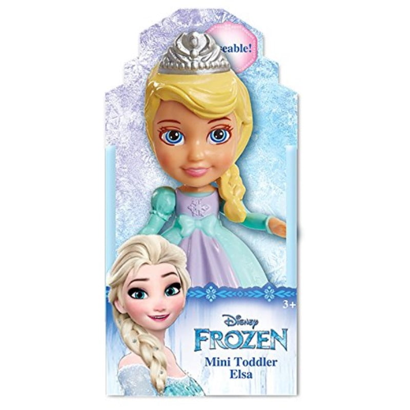 Disney Frozen Elsa Poseable Sparkle Collection Mini Toddler Doll 3.5