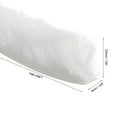 thumbnail image 2 of Adhesive Brush Seal Weather Stripping 7/8" x 3/8" x 49ft for Sliding Sash Door Window Wardrobe Seal, White, 2 of 5