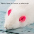 thumbnail image 4 of Yangbaga Fur Mice Rattle 14 Pack Cat Toys Rainbow Mice For Cats And Kittens (14 Pcs Blk&Wht), 4 of 5