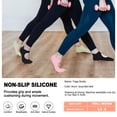 thumbnail image 6 of YOMYM Yoga Socks Non Slip Skid Socks with Grips Pilates Ballet Barre Socks for Women, 6 of 8