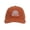 Burnt Orange, variant on Distressed Adjustable Baseball Cap - Black