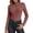 F100-Brick Red, variant on FYDUU Women's T Shirt Fall Tops Womens Long Sleeve T Shirts Turtle Neck Stretchy Slim Fitted Knit Shirts Lightweight Sweater Basic Layering Top Regular-Fit Tee Shirt