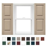 Mid America Raised Panel Shutters 14 3/4 Inch Width (1 Pair)