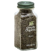 SIMPLY ORGANIC SEASONING THYME LEAF ORGANIC BOTTLE, 0.78 OZ (Pack of 6)