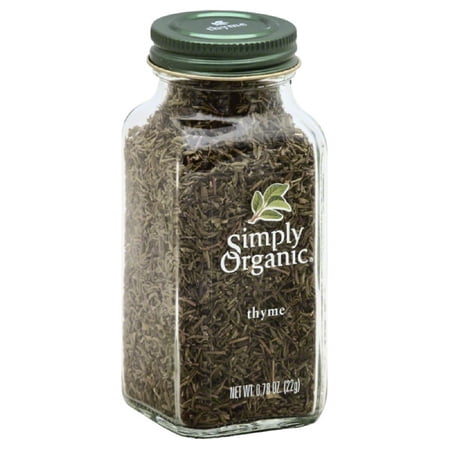 SIMPLY ORGANIC SEASONING THYME LEAF ORGANIC BOTTLE, 0.78 OZ (Pack of 6)