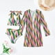 thumbnail image 4 of WILLBEST Traje de Baño Dama conjuntos de Bikini de 3 Piezas para Mujer Trajes de Baño Vintage con Estampado Floral Trajes de Baño con Cubiertas de Manga Larga, 4 of 7