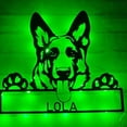 thumbnail image 4 of Handmadetneonsign Shepherd Dog Metal Wall Art Light, Pet Dog Animal Metal Sign Wall Decor, Home Metal Decor, 4 of 5