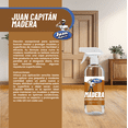 thumbnail image 5 of Juan Capitán Madera, Lustrador y Limpiador Cítrico para Muebles, Reparador y Protector, (3 U. de 500 ml.), 5 of 5