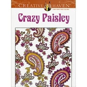 Creative Haven Crazy Paisley Adult Coloring Book