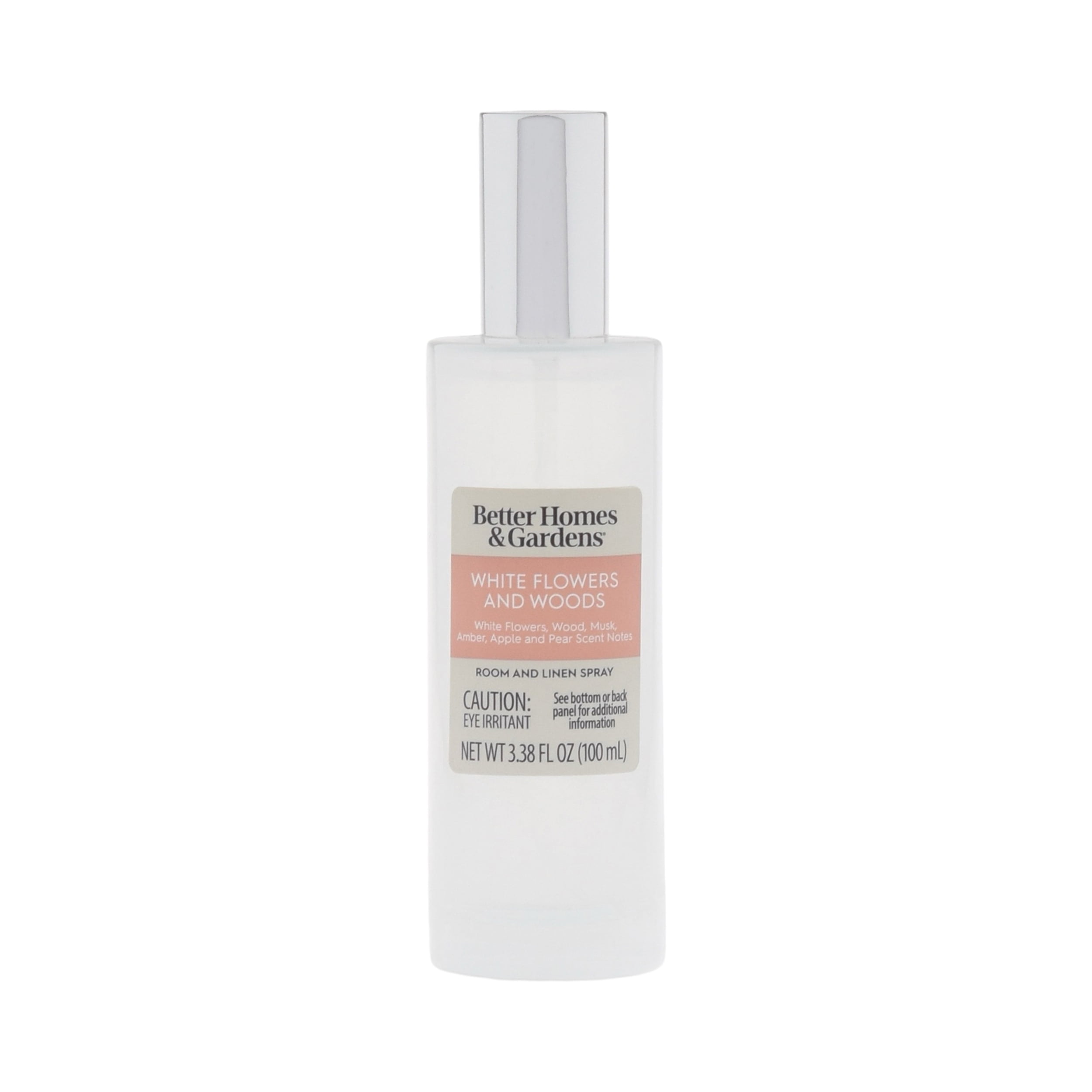 Better Homes and Gardens White Flowers and Woods Scented Room and Linen Spray 3.38 Fl Oz (100mL).