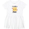 thumbnail image 3 of Inktastic Waffle Pun Im Waffle-y Cute Girls Baby Dress, 3 of 5
