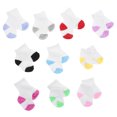 thumbnail image 1 of TEHAUX 10 Pairs Doll Socks Set American Doll Socks Assorted Color For Mini House Decoration, 1 of 6