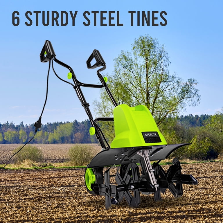 Steelite 18-Inch Corded Electric Tiller, 13.5-Amp photo 8