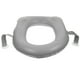 thumbnail image 4 of ColoMX Cojín de inodoro de cabecera: cojín inflable para asiento de inodoro, funda suave para inodoro para personas mayores, inodoro acolchado para acampar., 4 of 7