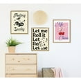 thumbnail image 3 of Kate and Laurel Sylvie Let Me Roll It Framed Canvas Wall Art by Alli Standefer, 18x24 Bright Gold, Modern Casino Dice Art for Wall, 3 of 7