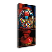 17" x 29" Gumball Machine IV By Tr Colletta - Print on Canvas Fabric Multi-Color