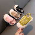 thumbnail image 2 of Zapatos de lona para niños de 1 a 6 años, zapatos informales de corte bajo para primavera y otoño, forro de algodón transpirable, antideslizantes y resistentes al desgaste, 2 of 4