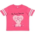 thumbnail image 3 of Inktastic Aditi My Nanny Loves Me Pink Elephant Beautiful Girls Toddler T-Shirt, 3 of 5