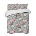 thumbnail image 2 of Quilts Twin XL Size, Vintage Spring Floral Soft Comforter Bedding Set for Bed, Summer Botanical Watercolor Lightweight Quilted Bedspread with Pillow Cover(2 Pieces) for All Season, 68x98 Inch, 2 of 6