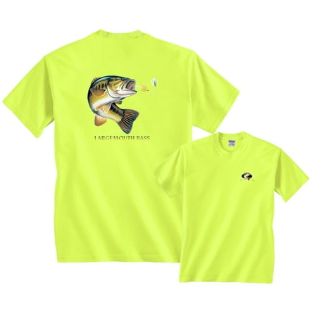 Largemouth Bass Profile Fishing T-Shirt (Best Largemouth Bass Fishing)