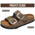 thumbnail image 2 of Sandalia Project Cloud 10M Cuero Espuma de Memoria TAUPSUEDE, 2 of 8